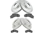 Front and Rear Brake Pad and Rotor Kit for Suzuki XL7 (2007–2009) CD737GV