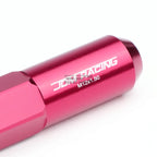 20 PCS M12X1.5 107MM Tall Pink Aluminum Spiked Lug Nuts + Adapter