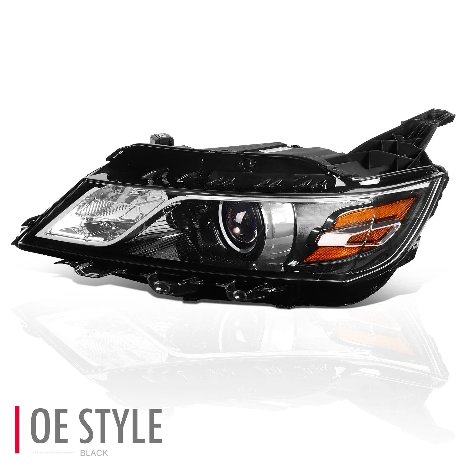 1pc Projector Headlight Lamp Assembly for Chevy Impala (2014–2020)