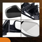Power Side View Mirror for Dodge Caravan C/V (2006-2007) Black