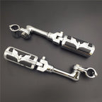 Chrome 1" PMK Eagle FootPeg for Honda GoldWing VTX1300 Shadow Valkyrie (2001–2010)