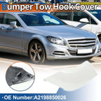 Front Car Bumper Tow Hook Cover for Mercedes-Benz (2012-2018) Diamond White