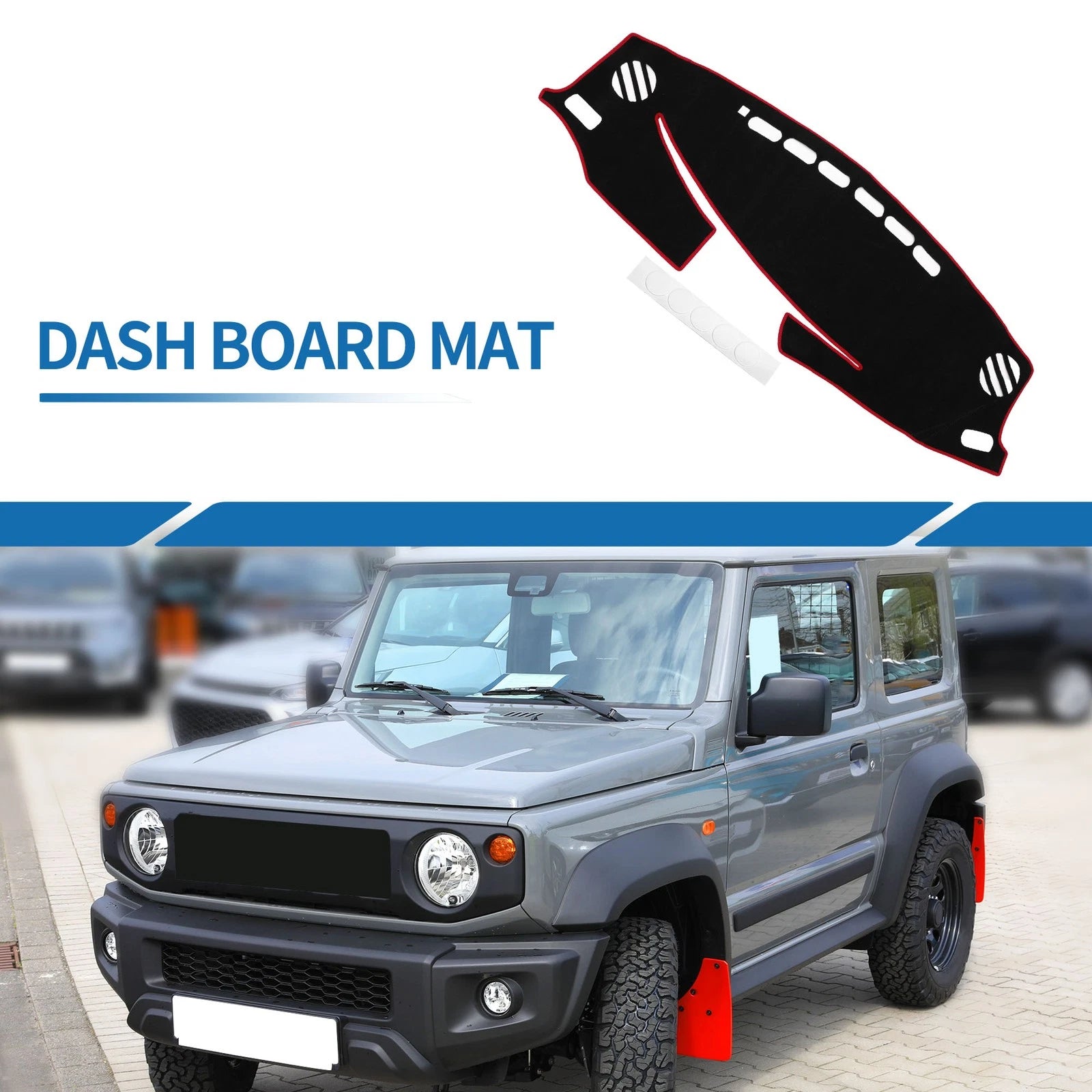 Dashboard Cover Mat for Lexus ES ES350 ES300h (2013–2021) Black Red