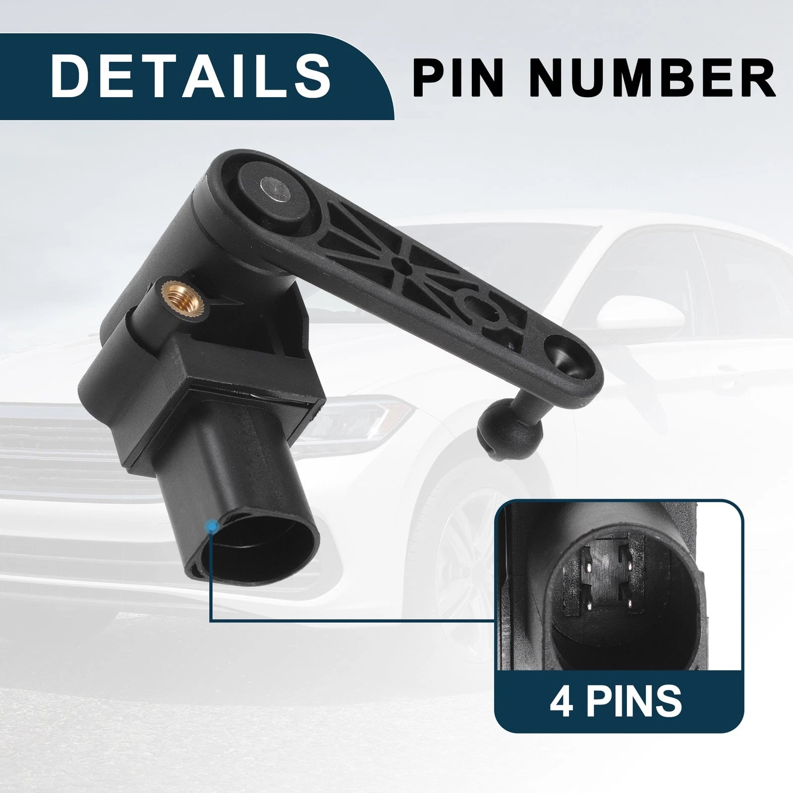 Air Suspension Ride Height Level Sensor for VW Jetta (2006–2010) No. 1T0907503B