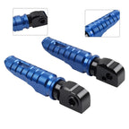 2X Blue Rear Passenger Footrest Pegs for BMW G310GS G310R (2017–2024)