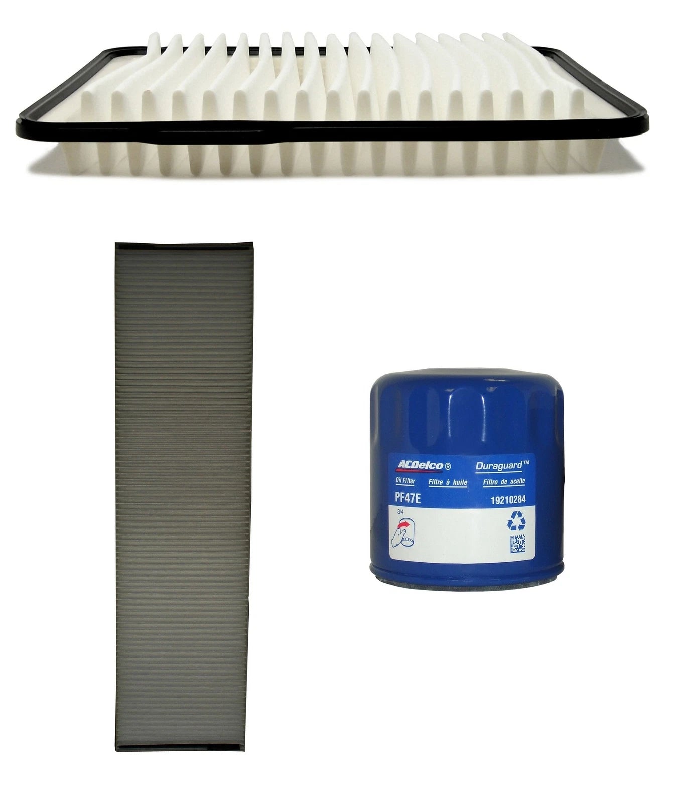 Engine Oil Air Cabin Filter Kit ACDelco PRO for Chevy Pontiac 3.4L V6 (1996–2005)
