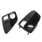 2X Honeycomb Front Bumper Fog Light Bezel Cover for Subaru WRX STI (2015–2017)