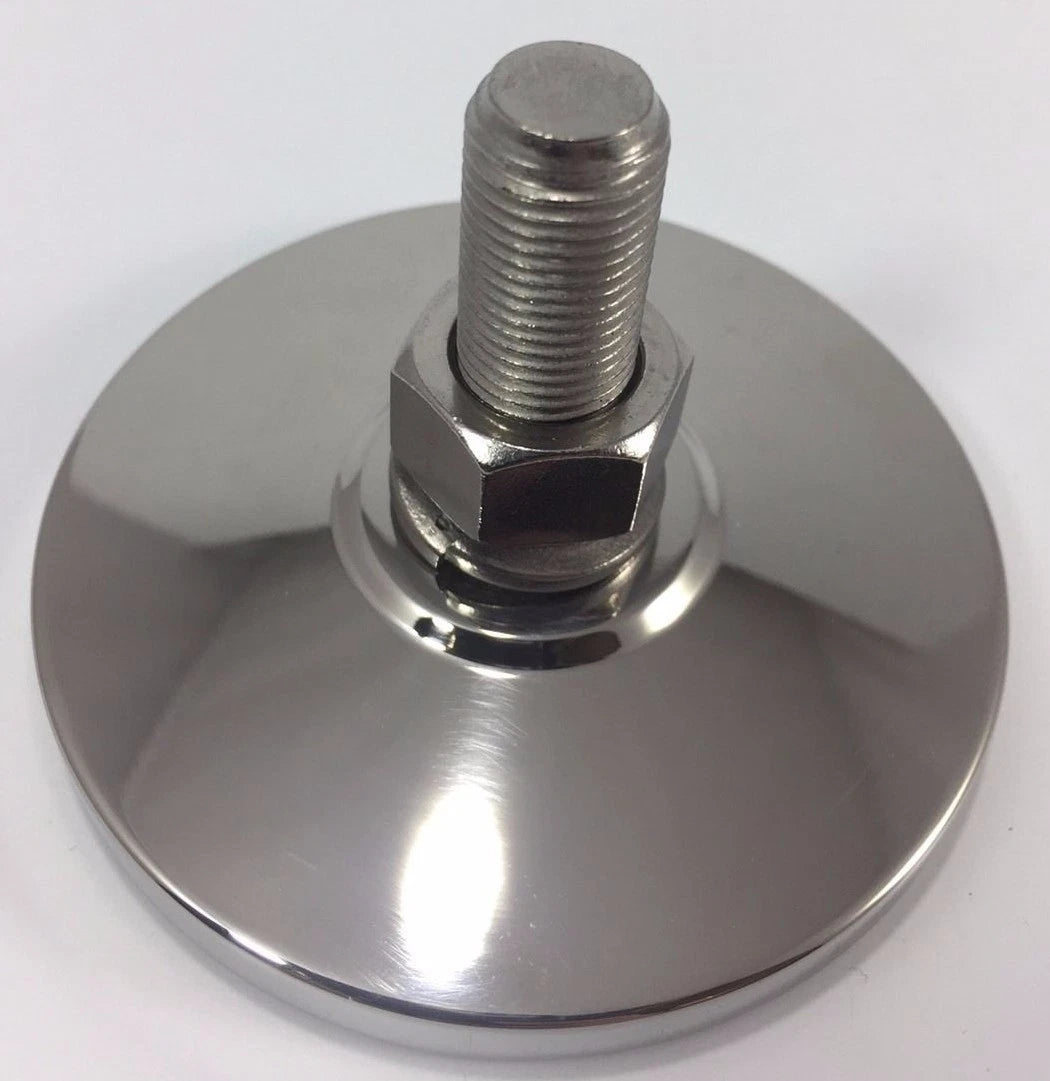 Stainless Steel Round Pedal Pad Pair for 1932–1959 Ford Brake Clutch