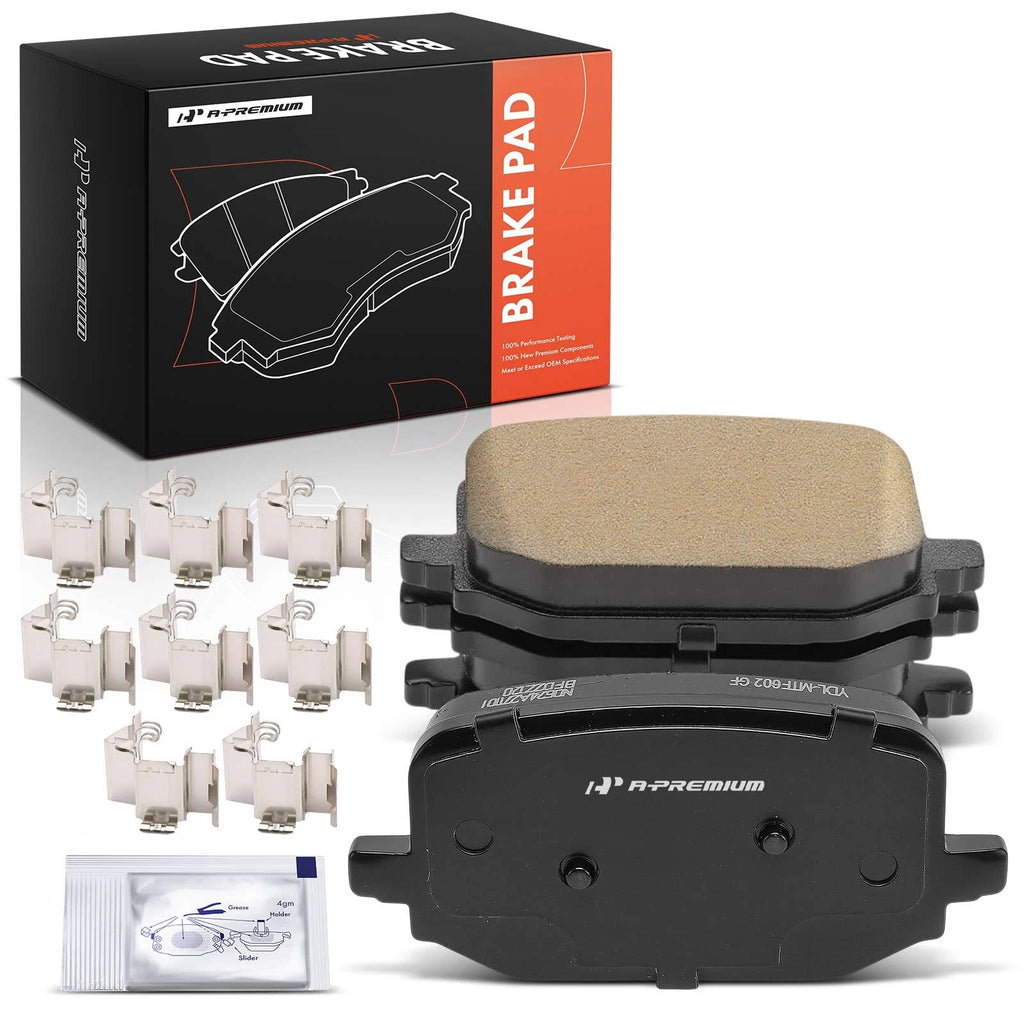 Set of 4 Rear Ceramic Brake Pads for Ford Explorer (2020–2023)