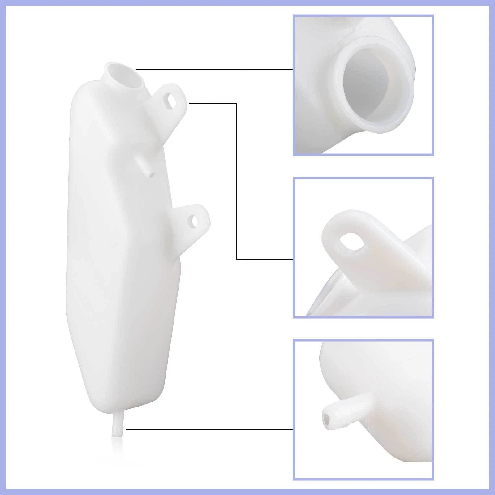 Coolant Overflow Recovery Tank & Cap for Yamaha Raptor 660R (2001–2005)