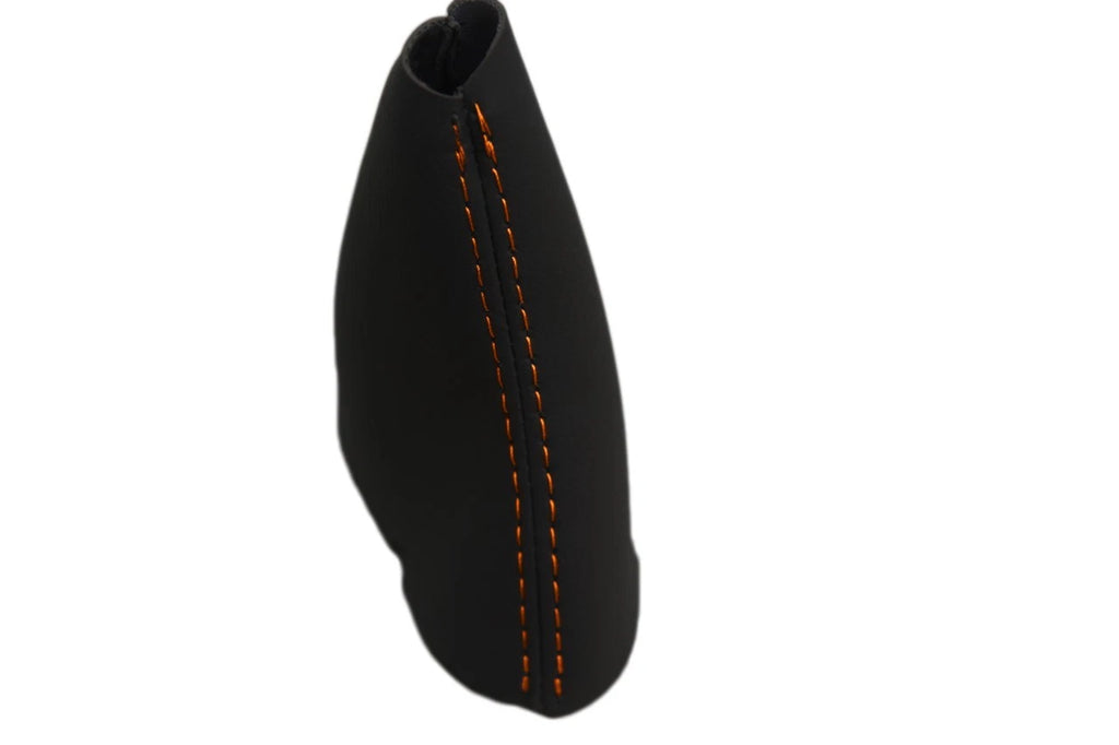 Leather Synthetic Automatic Boot for Mercedes Benz Class C (2001–2009) Orange Stitch