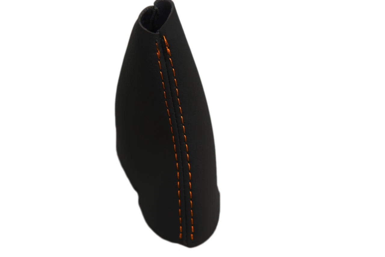 Leather Synthetic Automatic Boot for Mercedes Benz Class C (2001–2009) Orange Stitch