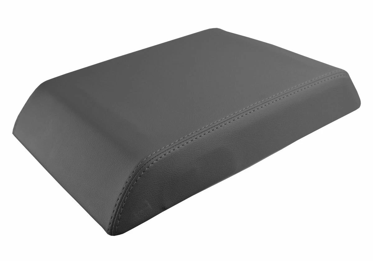 Leather Console Lid Pull Over Cover for Hummer H2 (2003–2007) Gray