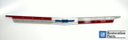 Side Fender Emblems and Front Hood Ornament Insert for 1963 Chevy