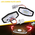 LED License Plate Light Bulbs for Honda Civic TL TSX MDX Accord Odyssey (2001–2023)