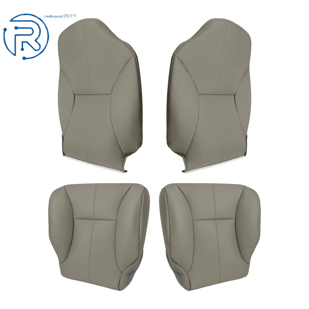 Leather Seat Covers Set for Dodge Ram 1500 2500 3500 (1998–2002) R+L Top & Bottom