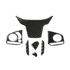 4Pcs Carbon Fiber Inner Steering Wheel Trim for Honda Civic (2016–2019)