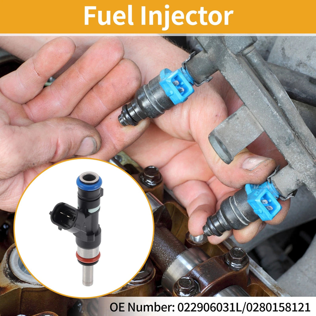 1 Pc Fuel Injector No.022906031L/0280158121 for Audi A3 Quattro (2006–2009)