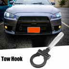 Tow Hook for Mitsubishi Lancer EVO X (2008–2015) - Black Round Ring