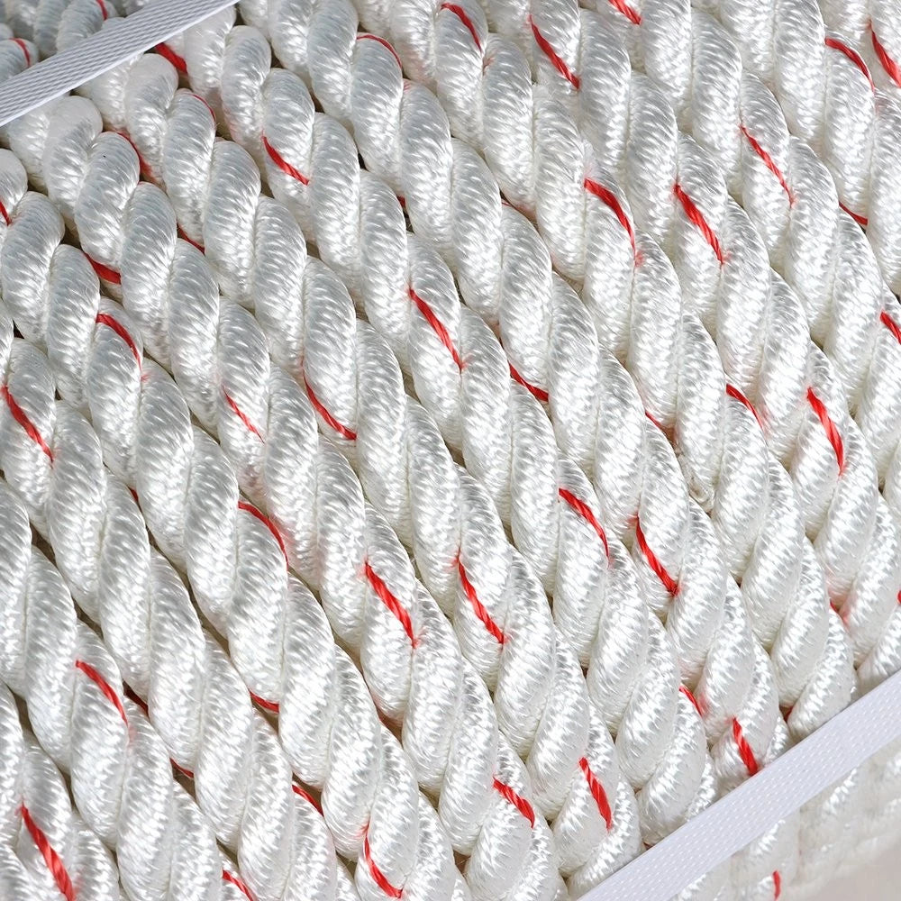 Heavy Duty 1/2" x 150' Three Strand Twisted Polyester Rope