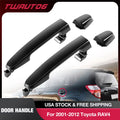 2X Exterior Door Handles for Toyota RAV4 (2001–2012) Black