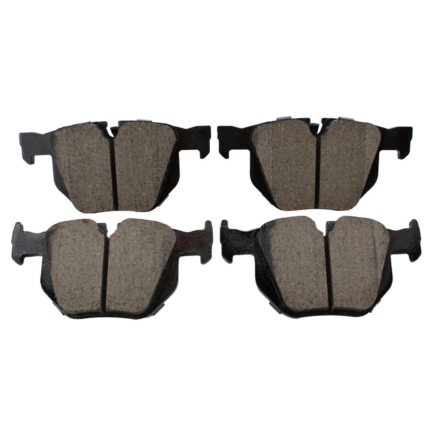 Set of 4 Rear Disc Brake Pads for BMW 525i 528i 528xi 530i 530xi (2001–2007) - Akebono Euro EUR1042