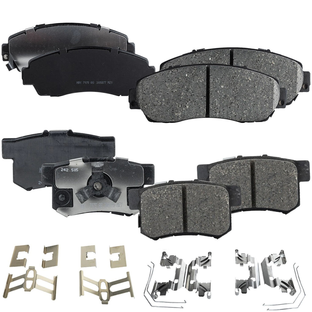 Ceramic Brake Pad Set for Honda Crosstour (2012–2015) AWD