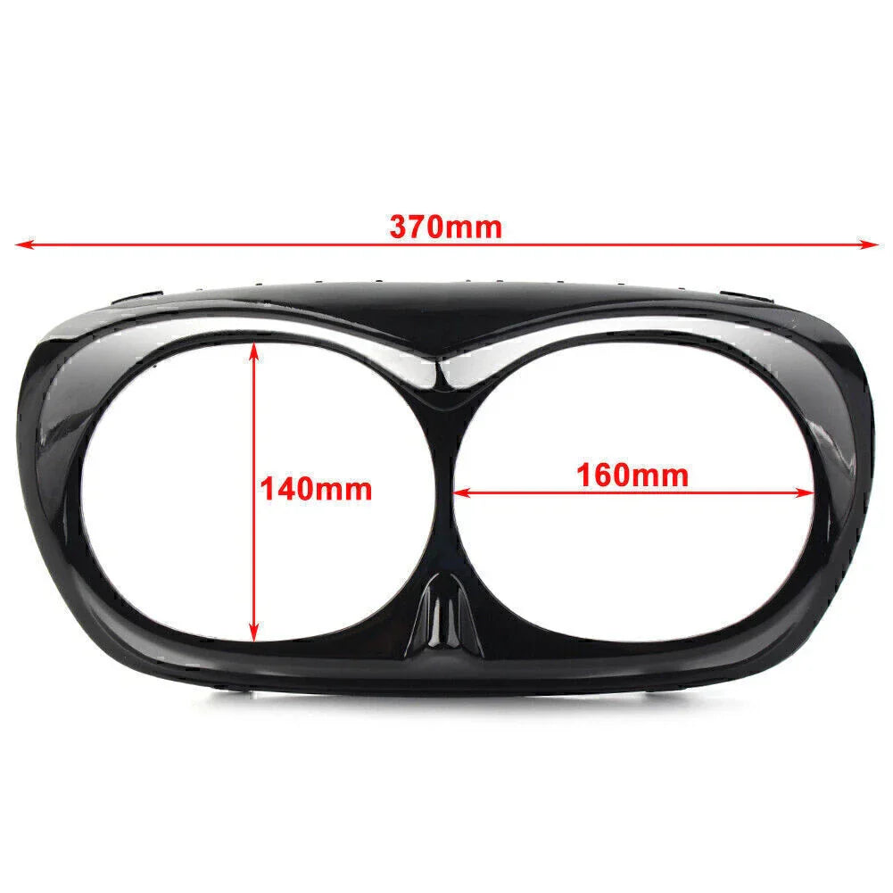 Dual Headlight Fairing Bezel Trim Cover for Harley Road Glide (1998-2013)