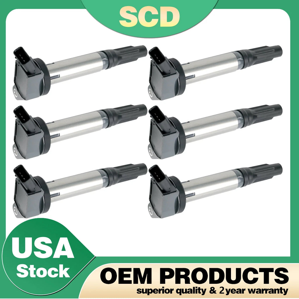 6X Ignition Coils for Toyota Camry RAV4 Avalon Lexus RX350 ES350 (2007–2018) UF487