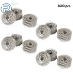 2X 2-1/2" Ring Shank Stainless Siding Nails 15 Degree Wire Coil