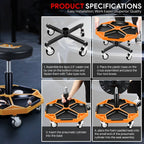 Adjustable Mechanics Roller Seat for Universal Use (15.74"-21.25")