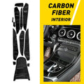 5D Carbon Fiber Pattern Interior Trim Decals for Mercedes Benz C-Class (2015–2018)