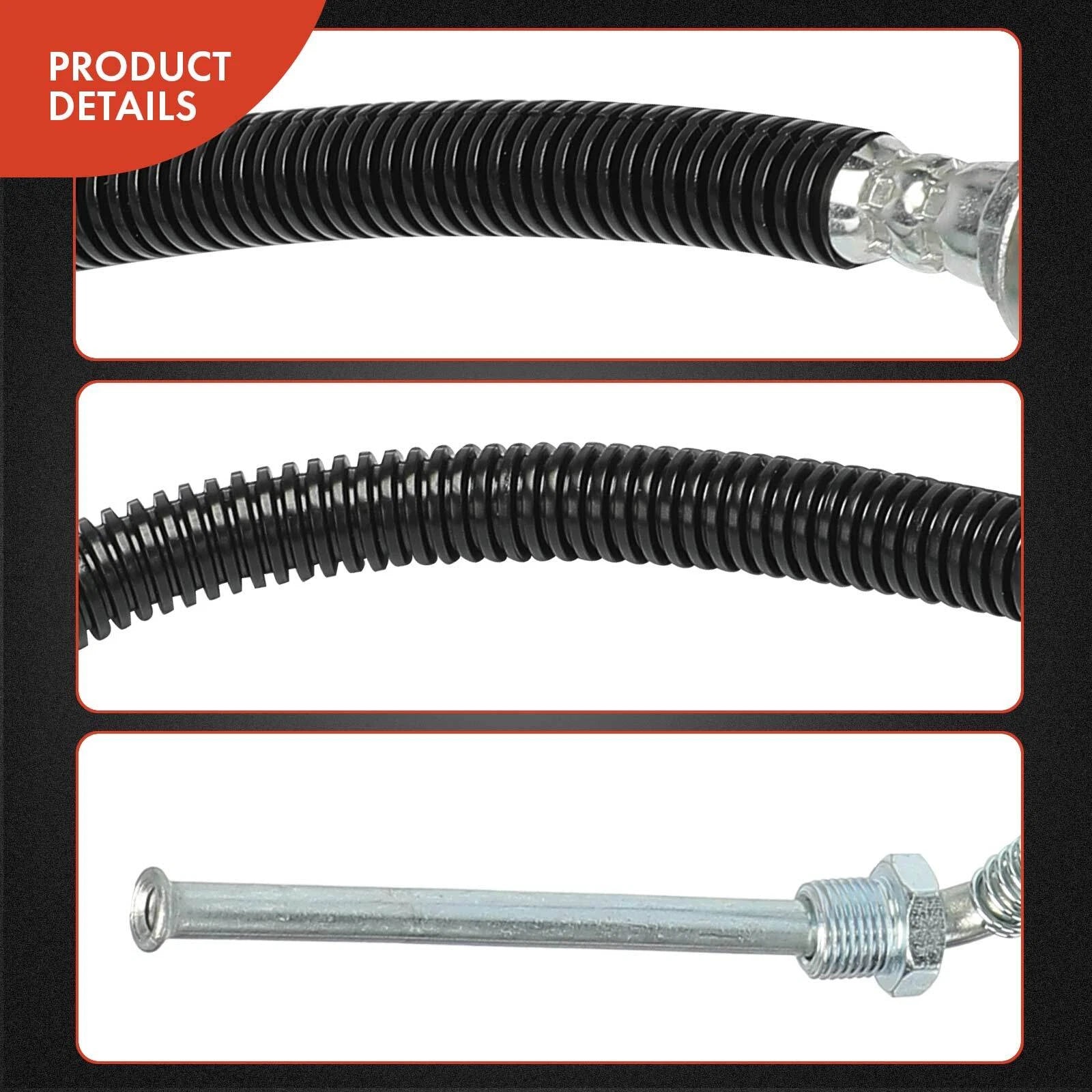 Rear Left Brake Hydraulic Hose for Chevy C6500 Kodiak (1996–2009)