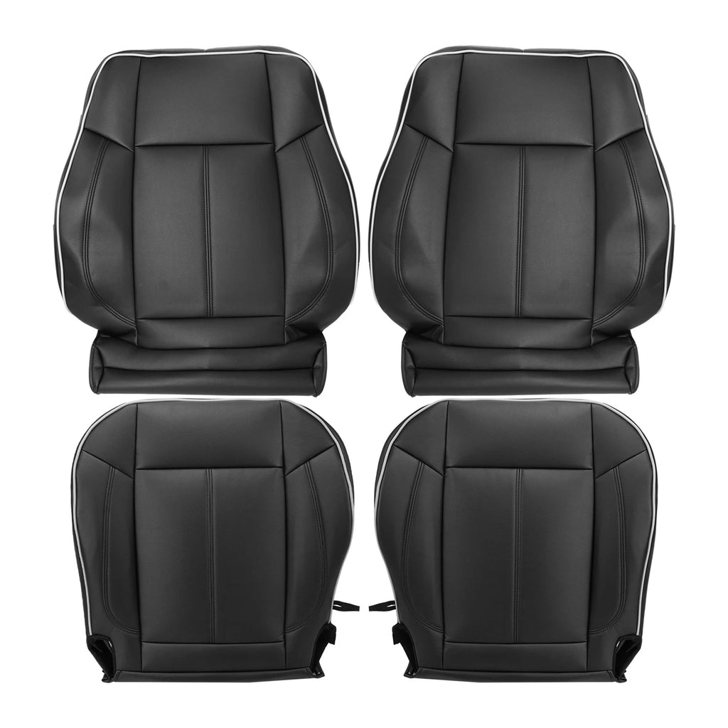 Set of 2 Durable Leather Seat Covers for Hummer H3 (2006-2010)