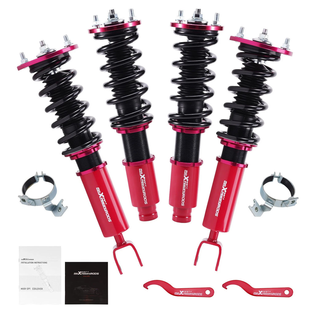 Coilover Lowering Kit for Honda Accord (1990–1997) Adjustable Height Shock Struts