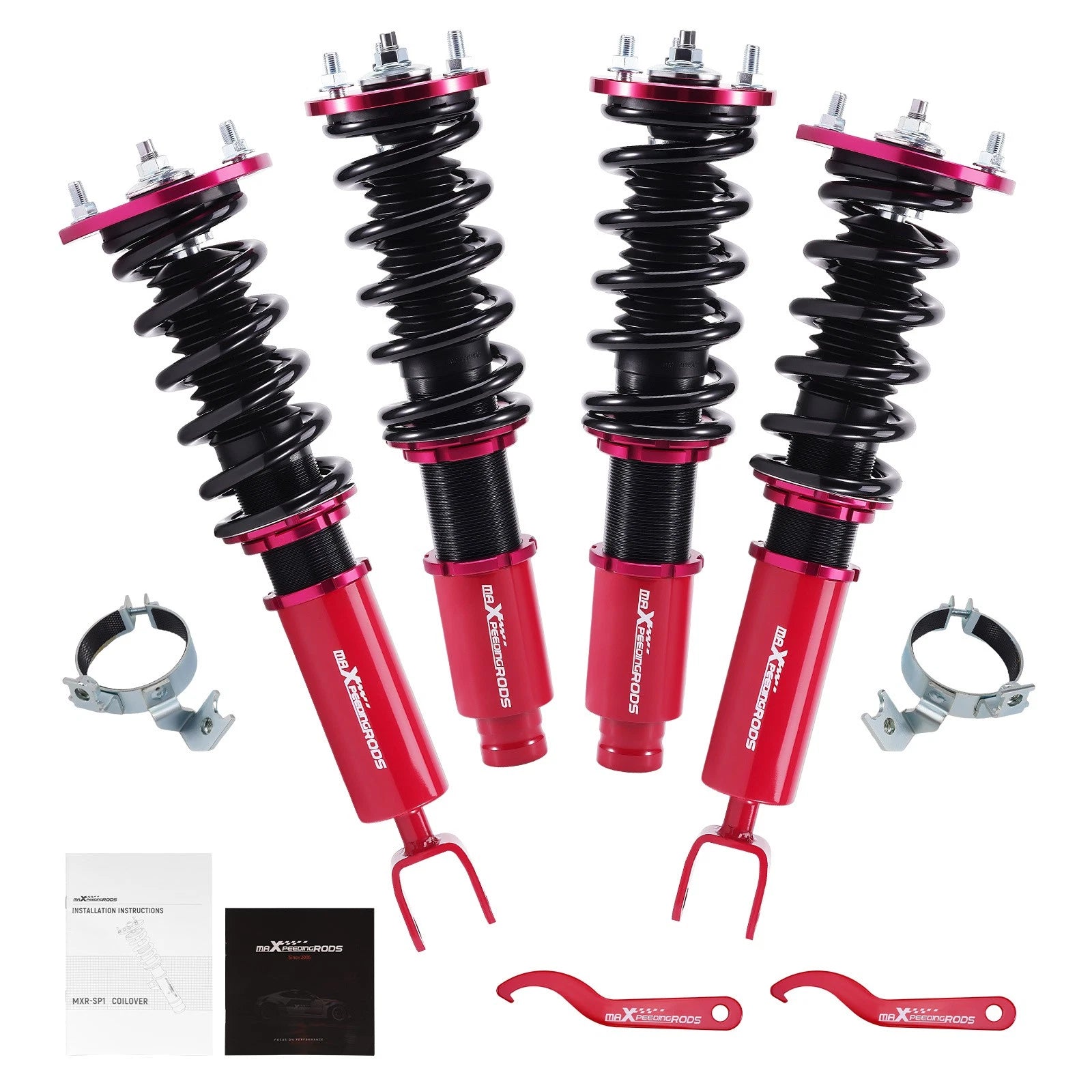 Coilover Lowering Kit for Honda Accord (1990–1997) Adjustable Height Shock Struts