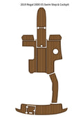 EVA Foam Teak Deck Flooring Cockpit Pad for Regal 2000 ES (2019)