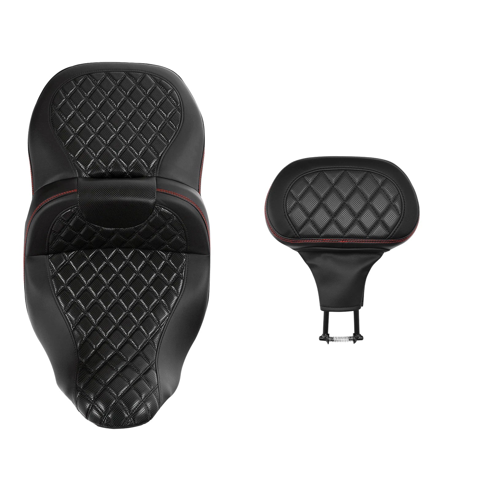 Driver Passenger Seat & Rider Backrest for Harley Touring Tri Glide (2009–2023)