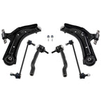6PCS Front Lower Control Arm Set w/Tie Rod End for Nissan Rogue (2014–2021)