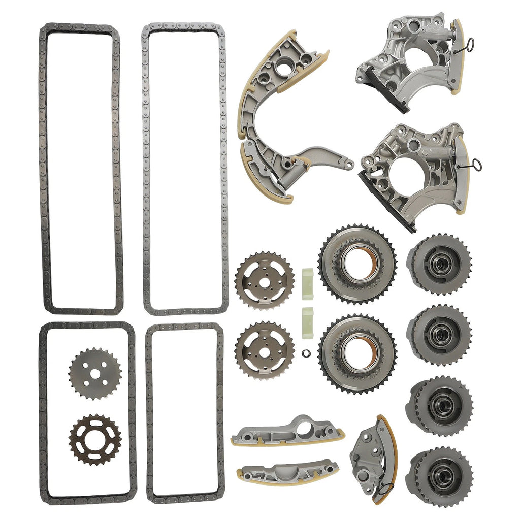 Timing Chain Kit + VVT Gears for Audi A6 A8 A5 Q7 (2005–2010) 4.2 FSI BVJ BAR CAUA