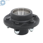 Round Spindle Axle Kit with 6 x 5.5 Lug Idler Hubs for 6000# Axle