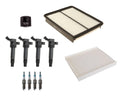 Set of 4 Ignition Coils & 4 Spark Plugs Tune Up Kit for Hyundai Kia 2.4L L4