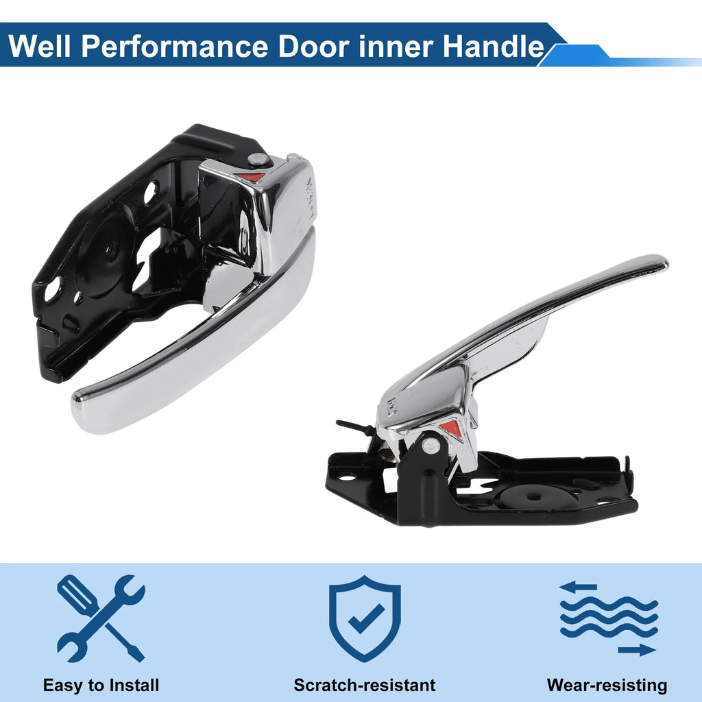 Interior Door Handle for Hyundai Sonata (2001–2005) No. 826203D000 Black Chrome