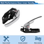 Interior Door Handle for Hyundai Sonata (2001–2005) No. 826203D000 Black Chrome