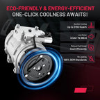 AC Compressor w/Clutch for Hyundai Tucson (2005–2007, 2009) Kia Spectra5 (2005–2006) 2.0L
