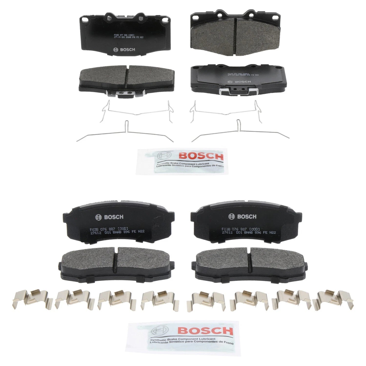 Bosch Quietcast Disc Brake Pad Kit for Toyota Land Cruiser (2016–2021)