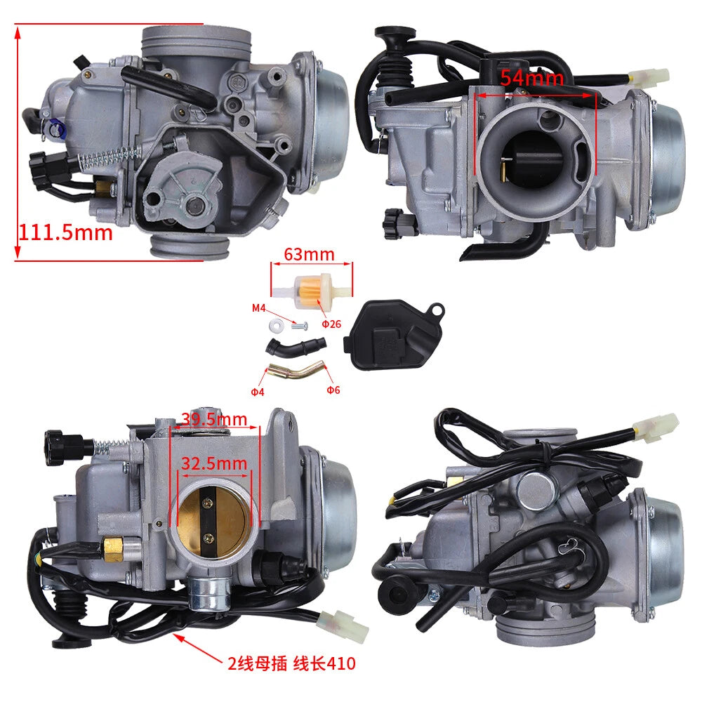 Carburetor for Honda Odyssey 350 FL350R 1985, Pilot 400 FL400R 1989-1990