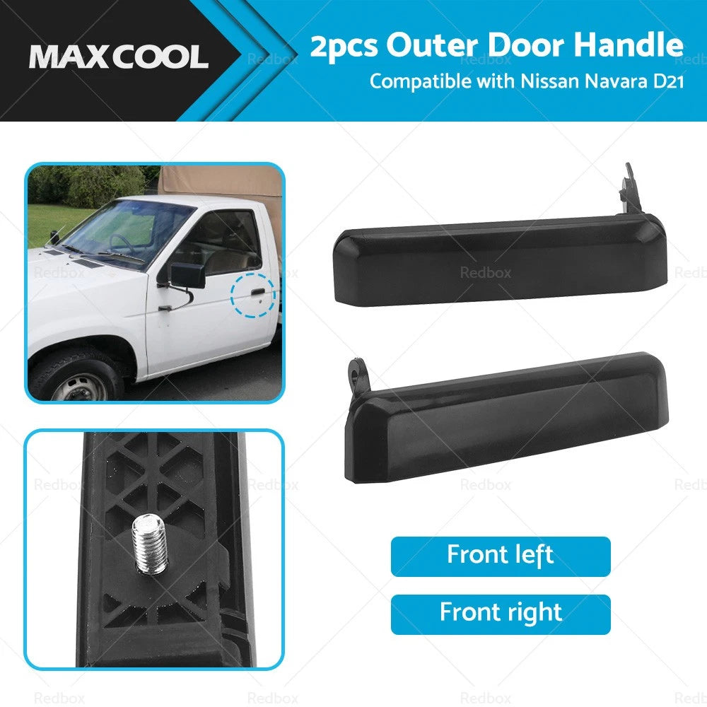Front Outer Door Handle Pair for Nissan Navara D21 (1986–1997)