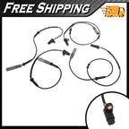 Set of 4 ABS Wheel Speed Sensors for BMW 740i 740iL (1994–2001)