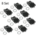 Set of 8 Carburetor Diaphragm Kit for Briggs & Stratton (270026, 272538, 272637, 5021)